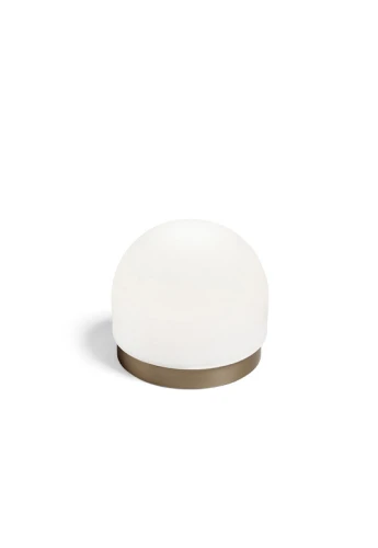 Lampa stołowa wewnętrzna DOMU Ø15 brązowo-biała - 10W LED GX53 220-240V AC IP20 - MILOOX