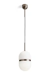 Lampa wisząca wewnętrzna DOMU Ø20 brązowo-biała - 2x10W LED GX53 220-240V AC IP20 - MILOOX