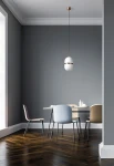 Lampa wisząca wewnętrzna DOMU Ø20 brązowo-biała - 2x10W LED GX53 220-240V AC IP20 - MILOOX - aranżacja