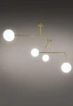 Lampa wisząca wewnętrzna CONSTELLATION ⌀110 - G9 LED IP20 polerowany mosiądz - ALMA LIGHT