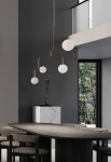 Lampa wisząca wewnętrzna CONSTELLATION ⌀110 - G9 LED IP20 polerowany mosiądz - ALMA LIGHT