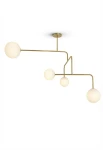 Lampa wisząca wewnętrzna CONSTELLATION ⌀110 - G9 LED IP20 polerowany mosiądz - ALMA LIGHT