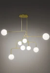 Lampa wisząca wewnętrzna CONSTELLATION ⌀144 - G9 LED IP20 polerowany mosiądz - ALMA LIGHT