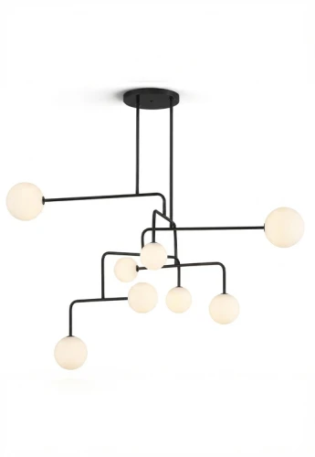 Lampa wisząca wewnętrzna CONSTELLATION ⌀144 czarna - G9 LED IP20 - ALMA LIGHT