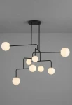 Lampa wisząca wewnętrzna CONSTELLATION ⌀144 czarna - G9 LED IP20 - ALMA LIGHT