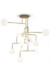 Lampa wisząca wewnętrzna CONSTELLATION ⌀145 - G9 LED IP20 polerowany mosiądz - ALMA LIGHT 