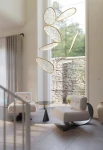 Lampa wisząca wewnętrzna EMPIRE złota - 121W LED 3000K 5615lm 220-240V AC IP20 - aranżacja