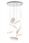 Lampa wisząca wewnętrzna EMPIRE chrom - 121W LED 3000K 5615lm 220-240V AC IP20