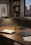Lampa stołowa MOMENTO czarna - LED 13W 3000K 1200lm 230V AC CRI>80 IP20 - MYO - aranżacja