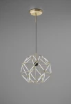 Lampa wisząca wewnętrzna EUCLIDE 350 złota - LED 33W 2700K 2945lm 24V IP20 ON-OFF - URBAN LIGHTING