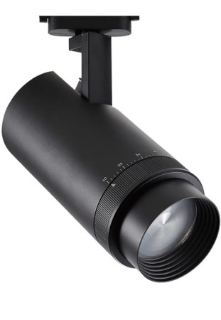 Track Spot Led COB Teleskopowy 04120BW12 czarny - 20x22cm, 2100Lm, 30W, 2700, Zoom 15°-65°, IP20