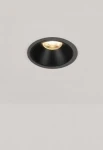 Oprawa oświetleniowa sufitowa wpuszczana QATAR 12 czarna - LED COB 12W 3000K 985lm 300mA IP20 14° UGR <17 - HOFF LIGHT