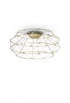 Lampa sufitowa wewnętrzna EUCLIDE 920 złota - LED 92W 3000K 7922lm 24V IP20 ON-OFF - URBAN LIGHTING