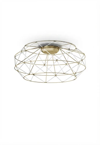 Lampa sufitowa wewnętrzna EUCLIDE 920 złota - LED 92W 3000K 7922lm 24V IP20 ON-OFF - URBAN LIGHTING