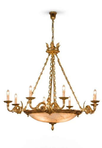 Żyrandol antyczny z alabastru 5937-8A - 8xE14 4xE27 8x40W 4x60W 220-240V IP20 - MARTINEZ Y ORTS