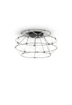Lampa sufitowa wewnętrzna EUCLIDE 700 matowy czarny - LED 62W 2700K 4805lm 24V IP20 ON-OFF - URBAN LIGHTING
