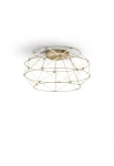 Lampa sufitowa wewnętrzna EUCLIDE 700 złota - LED 62W 3000K 5339lm 24V IP20 ON-OFF - URBAN LIGHTING