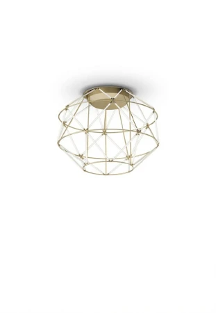 Lampa sufitowa wewnętrzna EUCLIDE 560 złota - LED 62W 3000K 5104lm 24V IP20 ON-OFF - URBAN LIGHTING
