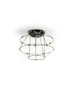 Lampa sufitowa wewnętrzna EUCLIDE 560 matowy czarny - LED 62W 3000K 5104lm 24V IP20 ON-OFF - URBAN LIGHTING