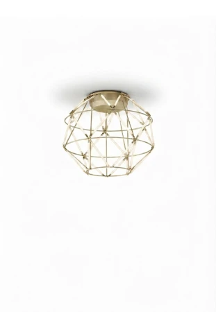 Lampa sufitowa wewnętrzna EUCLIDE 350 złota - LED 44W 2700K 2945lm 24V IP20 ON-OFF - URBAN LIGHTING