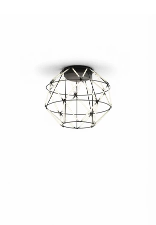 Lampa sufitowa wewnętrzna EUCLIDE 350 matowy czarny - LED 44W 3000K 3273lm 24V IP20 ON-OFF - URBAN LIGHTING