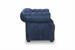 Fotel skórzany MANCHESTER - Dubaj Blue