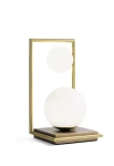 Lampa stołowa wewnętrzna BUBLE szczotkowane złoto - 2x10W LED G9 220-240V AC IP20 - MILOOX