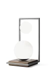 Lampa stołowa wewnętrzna BUBLE szczotkowana stal - 2x10W LED G9 220-240V AC IP20 - MILOOX
