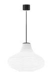 Lampa wisząca wewnętrzna EMMA black-white - LED E27 57W 2700K 1050lm 220-240V AC IP20 - PANZERI