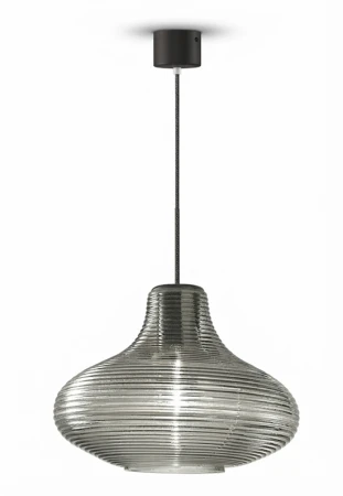 Lampa wisząca wewnętrzna EMMA black-steel - LED E27 57W 2700K 1050lm 220-240V AC IP20 - PANZERI
