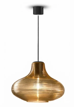 Lampa wisząca wewnętrzna EMMA black-bronze - LED E27 57W 2700K 1050lm 220-240V AC IP20 - PANZERI