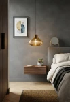 Lampa wisząca wewnętrzna EMMA black-bronze - LED E27 57W 2700K 1050lm 220-240V AC IP20 - PANZERI - aranżacja