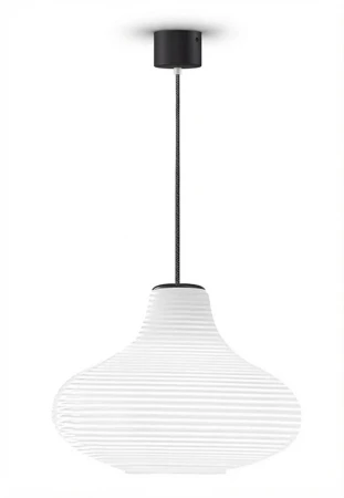 Lampa wisząca wewnętrzna EMMA black-white - LED E27 57W 2700K 1050lm 220-240V AC IP20 - PANZERI