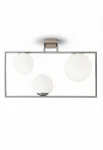 Lampa sufitowa wewnętrzna BUBLE szczotkowana stal - 3x20W LED E27 220-240V AC IP20 - MILOOX
