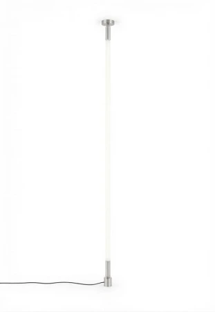 Lampa podłogowa wewnętrzna LINEA aluminium szczotkowane - LED 60W 2700K 5100lm 24V IP20 - URBAN LIGHTING