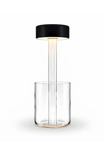 Lampa stołowa wewnętrzna AI Collaboration czarna-przezroczysta - LED 3W 2200-3000-4000K 124-124-121lm 3.7V 120° IP20 - MAYTONI