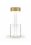 Lampa stołowa wewnętrzna AI Collaboration złota-przezroczysta - LED 3W 2200-3000-4000K 124-124-121lm 3.7V 120° IP20 - MAYTONI