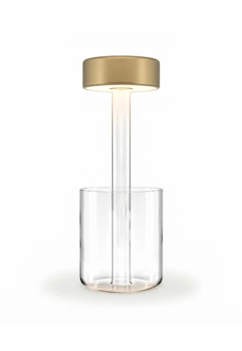 Lampa stołowa wewnętrzna AI Collaboration złota-przezroczysta - LED 3W 2200-3000-4000K 124-124-121lm 3.7V 120° IP20 - MAYTONI