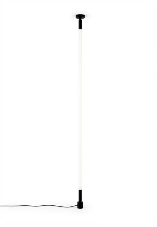 Lampa podłogowa wewnętrzna LINEA czarna - LED 60W 3000K 5700lm 24V IP20 - URBAN LIGHTING