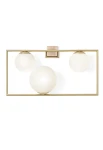 Lampa ścienna wewnętrzna BUBLE szczotkowane złoto - 3x20W LED E27 220-240V AC IP20 - MILOOX
