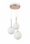 Lampa wisząca wewnętrzna BASIC złota - 40W E14 220-240V AC IP20 - MAYTONI
