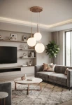 Lampa wisząca wewnętrzna BASIC złota - 40W E14 220-240V AC IP20 - MAYTONI - aranżacja