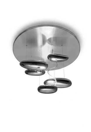 Lampa sufitowa wewnętrzna MERCURY MINI polerowany chrom - LED 29W 2700K 1447lm 220–240V Push IP20 - ARTEMIDE