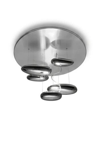 Lampa sufitowa wewnętrzna MERCURY MINI polerowany chrom - LED 29W 3000K 1547lm 220–240V Push IP20 - ARTEMIDE