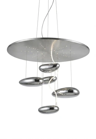 Lampa wisząca wewnętrzna MERCURY MINI polerowany chrom - LED 29W 3000K 1547lm 220–240V Push IP20 - ARTEMIDE