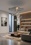 Lampa wisząca wewnętrzna MERCURY MINI polerowany chrom - LED 29W 3000K 1547lm 220–240V Push IP20 - ARTEMIDE - aranżacja