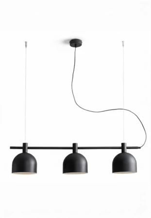 Lampa wisząca BERYL 3 black - 3xE27 LED 15W 230V 50 Hz IP20