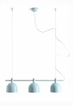 Lampa wisząca BERYL 3 baby blue - 3xE27 LED 15W 230V 50 Hz IP20