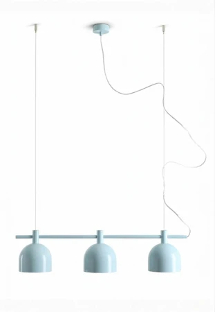 Lampa wisząca BERYL 3 baby blue - 3xE27 LED 15W 230V 50 Hz IP20