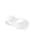 Lampa ścienna gipsowa NESSO biały mat - GX53 2x10W UP-DOWN 230V IP20 - TECNICO